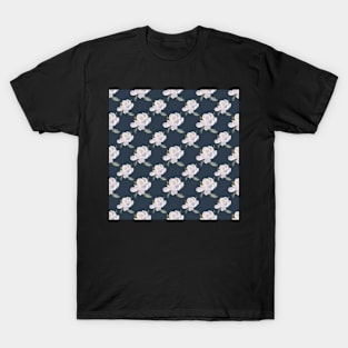 Decorator 2021 Magnolia Array on Dark Slate Blue 5748 T-Shirt